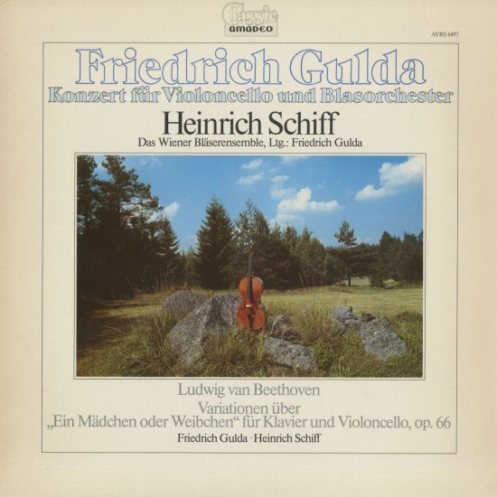 グルダ チェロ協奏曲 ベートーヴェン 「魔笛」の主題による変奏曲 シフ | クラシックLPレコード