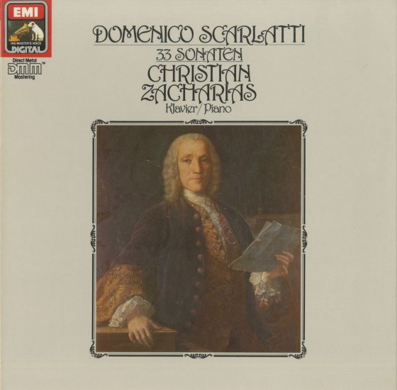 スカルラッティ Scarlatti ピアノ・ソナタ ツァハリアス Zacharias | クラシックLPレコード
