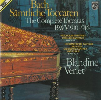 バッハ：7つのトッカータBWV.910〜6，半音階的幻想曲とフーガBWV.903，幻想曲BWV.922