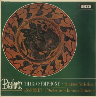 ブラームス：交響曲3番Op.90，ハイドン変奏曲Op.56a