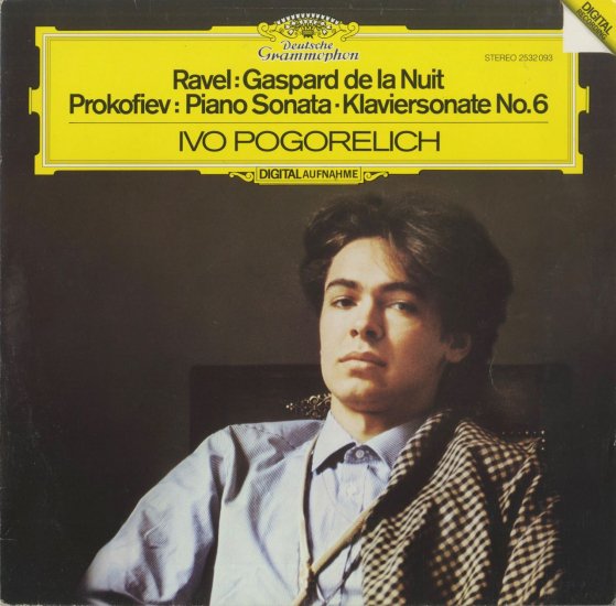 Ravel Gaspard de la nuit Prokofiev Piano sonata Pogorelić | LP Record