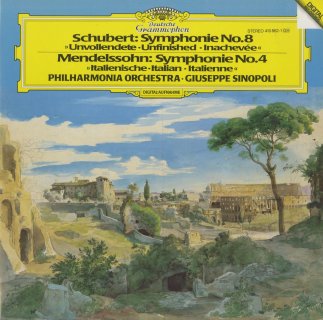 シューベルト：交響曲8番「未完成」，メンデルスゾーン：交響曲4番Op.90「イタリア」