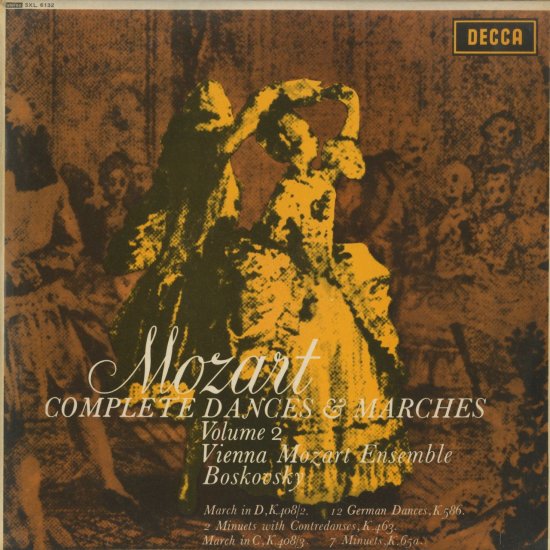 W.ボスコフスキー(指揮)/ウィーン・モーツァルト合奏団 CD モーツァルト:舞曲と行進曲全集