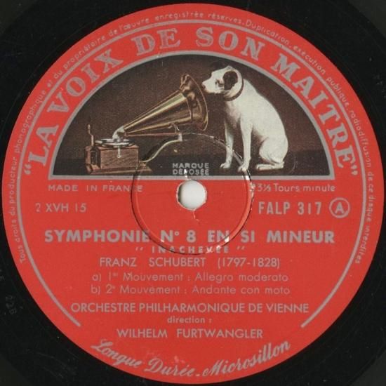 シューベルト 未完成 ロザムンデ フルトヴェングラー | クラシックLP