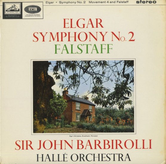 エルガー 交響曲 ファルスタッフ バルビローリ | クラシックLPレコード