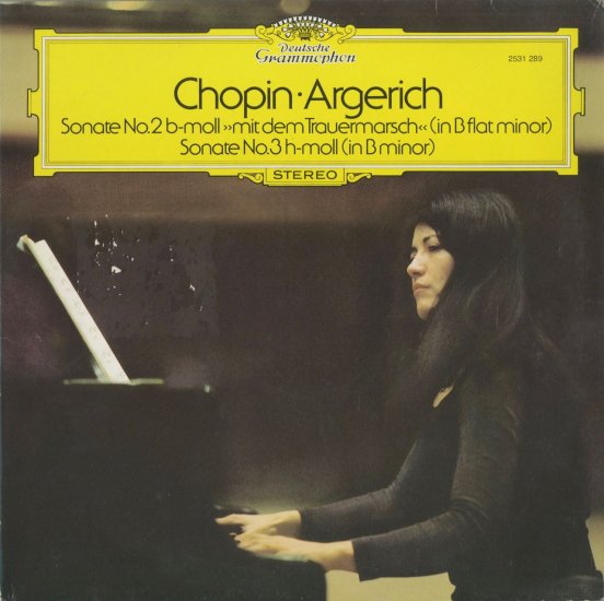 ショパン ピアノ・ソナタ アルゲリッチ | クラシックLPレコード