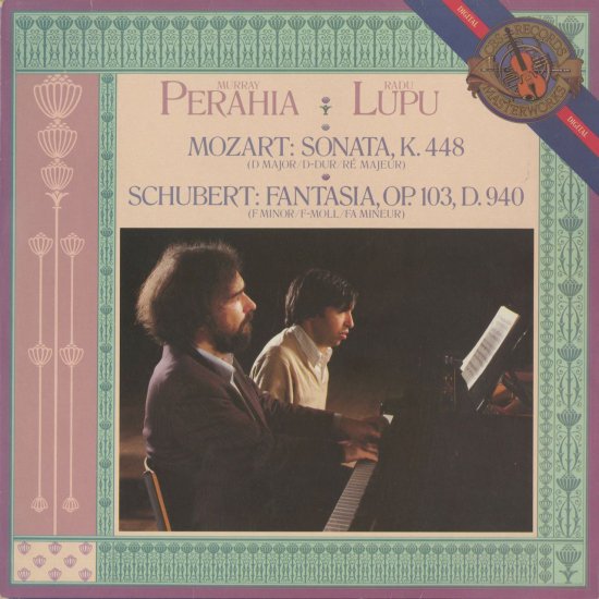 モーツァルト 2台のピアノのためのソナタ ルプ ペライア | クラシックLPレコード