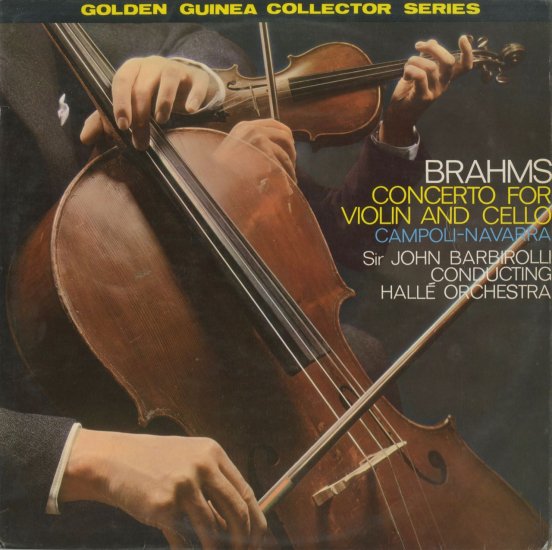 ブラームス 二重協奏曲 大学祝典序曲 カンポーリ ナヴァラ バルビローリ | クラシックLPレコード