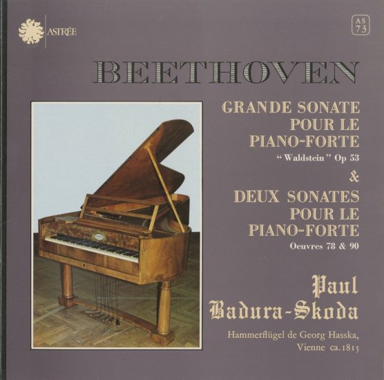 Beethoven Piano sonata Waldstein Badura-Skoda | LP Record Vinyl