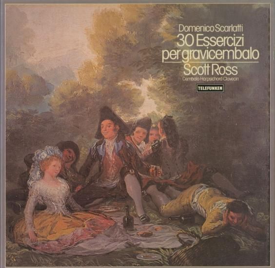 Scarlatti Sonata Scott Ross | LP Record Vinyl