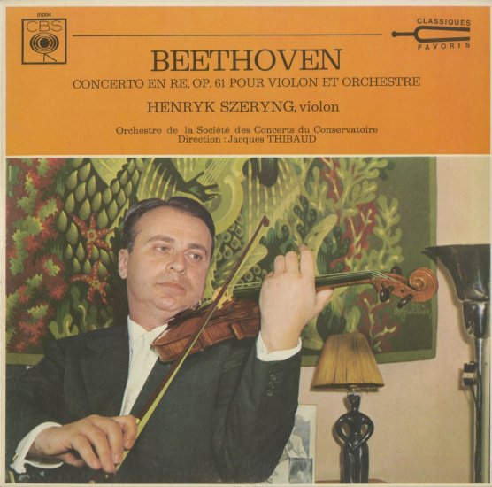 ベートーヴェン ヴァイオリン協奏曲 シェリング | LPレコード