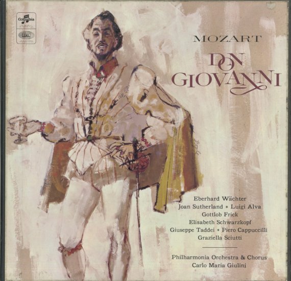 モーツァルト ドン・ジョヴァンニ 3CD ギャウロフ ジュリーニ