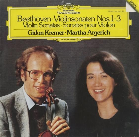 【売約済】クレーメル＆アルゲリッチ／ベートーヴェンvnソナタ全集　3CD ベートーヴェン ヴァイオリン・ソナタ クレーメル アルゲリッチ