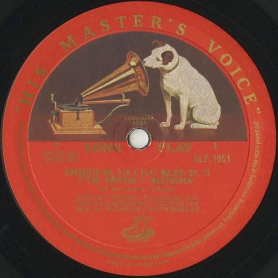 ベートーヴェン ピアノ協奏曲 皇帝 フィッシャー フルトヴェン