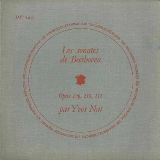 Beethoven Piano sonata Yves Nat | LP Record Vinyl