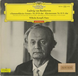 ベートーヴェン:ピアノ・ソナタ29番Op.106「ハンマークラヴィア」，30番Op.109