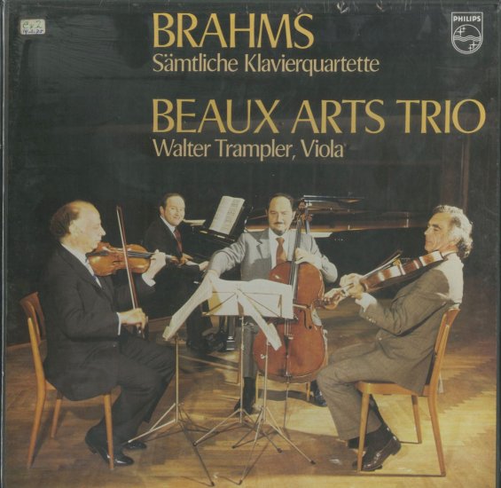 ブラームス ピアノ四重奏曲 ボザール・トリオ トランプラー | クラシックLPレコード