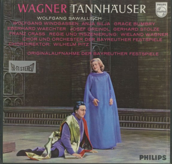 Wagner Tannhauser Sawallisch | LP Record Vinyl