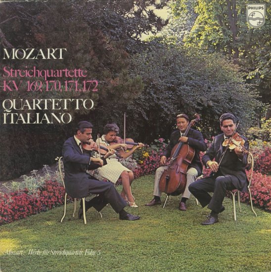 モーツァルト イタリア弦楽四重奏団 | クラシックLPレコード