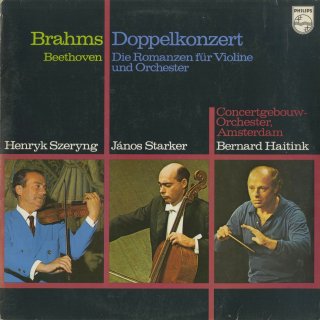 ブラームス:ヴァイオリンとチェロのための二重協奏曲Op.102，ベートーヴェン:ロマンス1番Op.40，2番Op.50