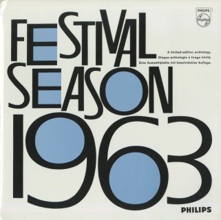 「Festival Season 1963」ベートーヴェン:交響曲6番Op.68「田園」（3楽章），3番Op.55「英雄」（1楽章），モーツァルト，ブラームス:交響曲1番（4楽章），他