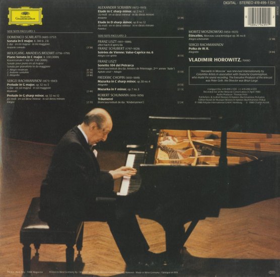 Horowitz in Moscow | LP Record Vinyl