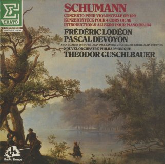 シューマン:チェロ協奏曲，コンツェルト・シュテュックOp.86（4つのホルンと管弦楽），序奏と協奏的アレグロOp.134