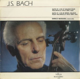 バッハ:無伴奏チェロ組曲3番BWV.1003，4番BWV.1004