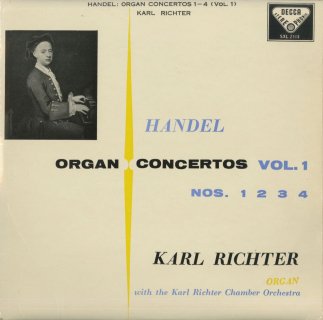 ヘンデル:オルガン協奏曲（全12曲）/Op.4-1〜6，Op.7-1〜6