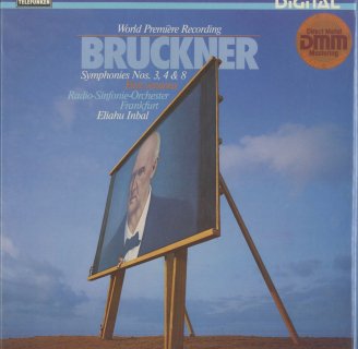 ブルックナー:交響曲3番（原典版1873），4番（原典版1874），8番（原典版1887）