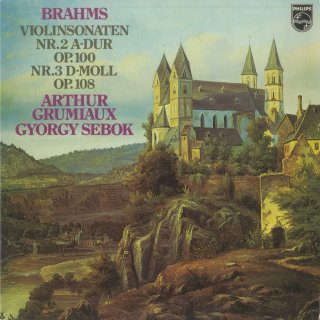 ブラームス:ヴァイオリン・ソナタ2番Op.100，3番Op.108