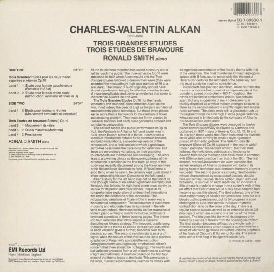 ヘンデル: コンチェルグロッシ Op. 3アーノンクール/LP2枚1981年独盤 阿爾坎 3首大练习曲Op.76 3首谐谑曲Op.16 羅納德·史密斯 | 古典