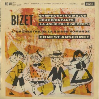 ビゼー:交響曲，小組曲「子供の遊び」Op.22，組曲「美しいパースの娘」