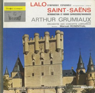 ラロ:スペイン交響曲Op.21，サン・サーンス:序奏とロンド・カプリチョーソOp.28，ハバネラOp.83