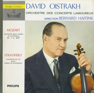 ヴァイオリン協奏曲集/モーツァルト:1番K.207，ストラヴィンスキー