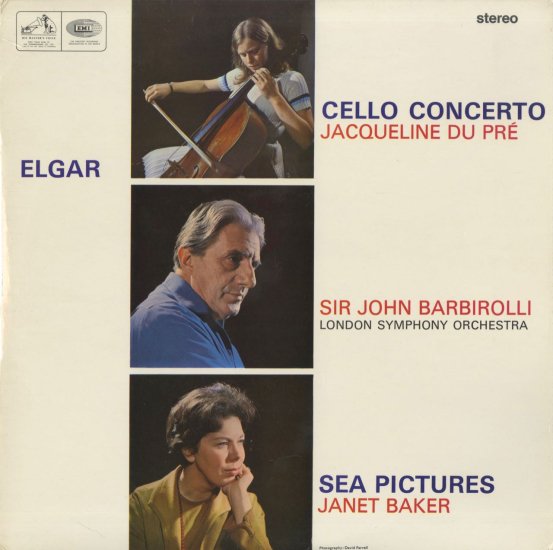 Elgar Cello concerto du Pre Barbirolli ASD 655 | LP Record Vinyl