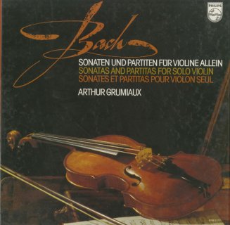 バッハ:6つの無伴奏ヴァイオリン・ソナタBWV.1001〜1006