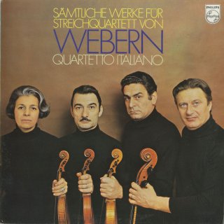 ヴェーベルン:弦楽四重奏曲Op.5，Op.9，Op.28