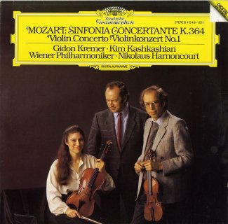 モーツァルト:協奏交響曲K.364，ヴァイオリン協奏曲1番K.207