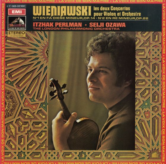 ヴィエニャフスキ ヴァイオリン協奏曲 パールマン 小澤征爾 2C 069-02360 | クラシックLPレコード