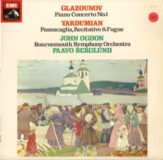 グラズノフ:ピアノ協奏曲1番Op.92，ヤルドゥミアン:パッサカリア・レシタティーヴォとフーガ