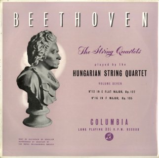 ベートーヴェン:弦楽四重奏曲12番Op.127，16番Op.135