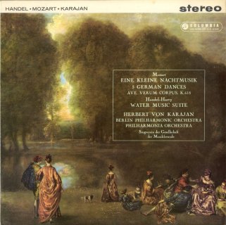 モーツァルト:アイネ・クライネ，アヴェ・ヴェルムK.618，ドイツ舞曲（3曲），ヘンデル:水上の音楽