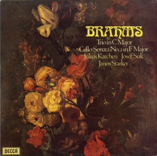 ブラームス:ピアノ・トリオ2番Op.87，チェロ・ソナタ2番Op.99