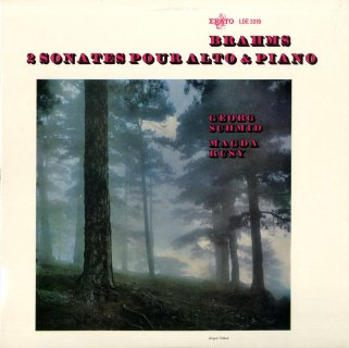 ブラームス:ヴィオラ・ソナタ1番Op.120-1，2番Op.120-2