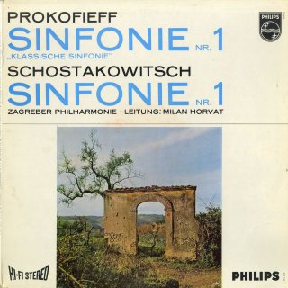 プロコフィエフ:古典的交響曲Op.25，ショスタコーヴィチ:交響曲1番Op.10