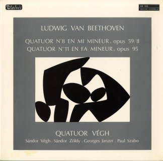 ベートーヴェン:弦楽四重奏曲8番Op.59-2，11番Op.95