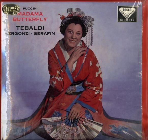 英Decca SXL2054/6　蝶々夫人　テバルディ　セラフィン Puccini Madama Butterfly Serafin Tebaldi Bergonzi SXL 2054-6