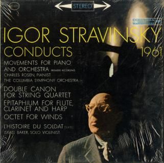 ストラヴィンスキー:組曲「兵士の物語」,ピアノと管弦楽のためのムーヴメンツ,弦楽四重奏曲のための二重カノン,管楽八重奏曲,他