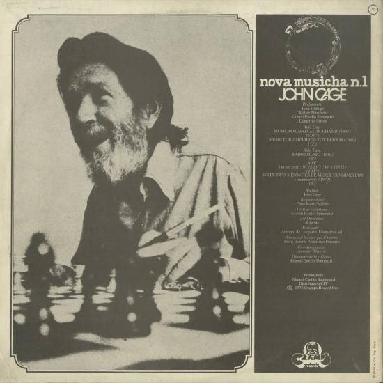 ケージ：MUSIC FOR MARCEL DUCHAMP，MUSIC FOR AMPLIFIED TOY